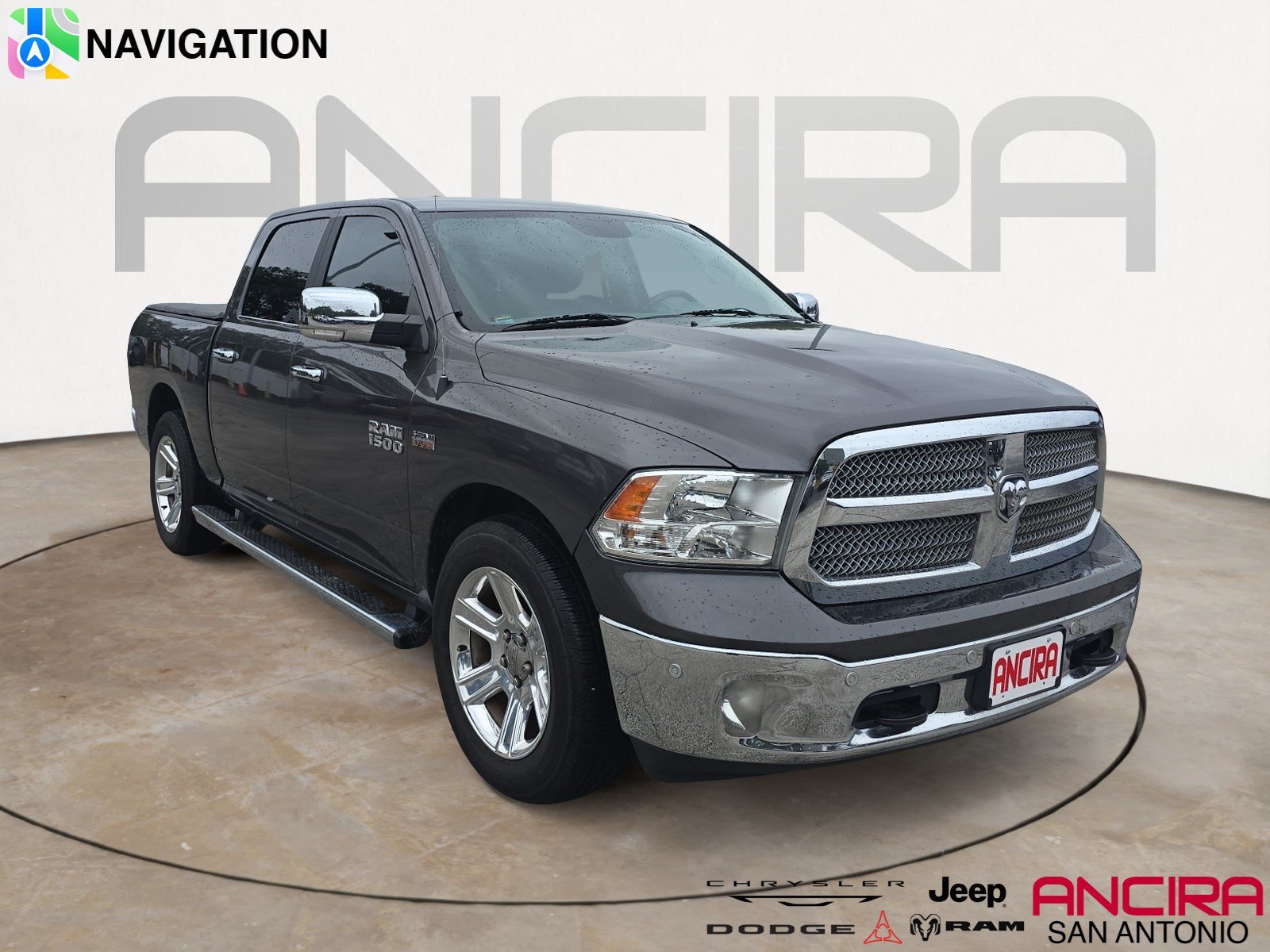 Used 2017 Granite Crystal Metallic Clearcoat Ram Lone Star Silver image 1
