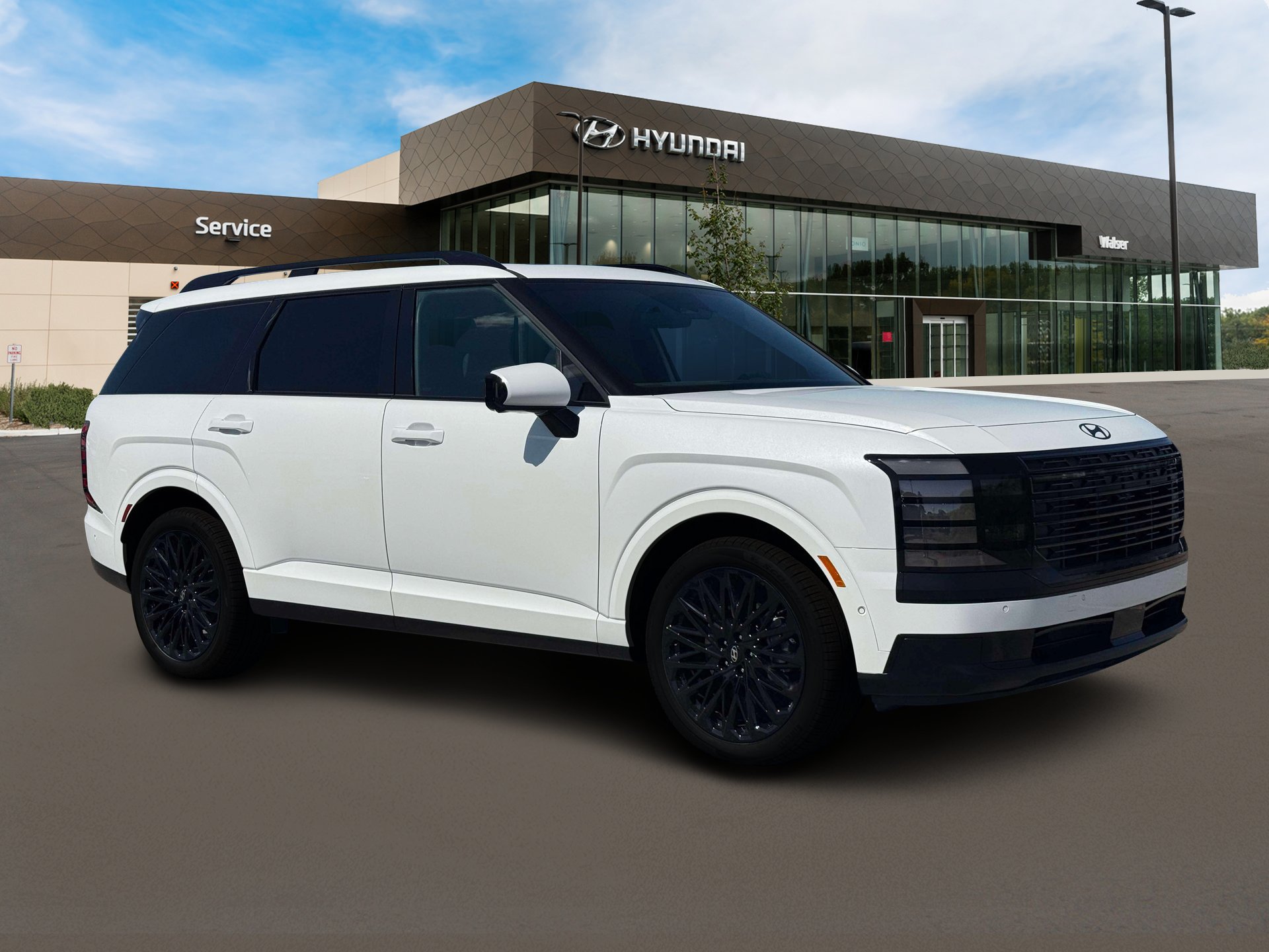 New 2027 Creamy White Pearl Hyundai Calligraphy Black Ink AWD image 11