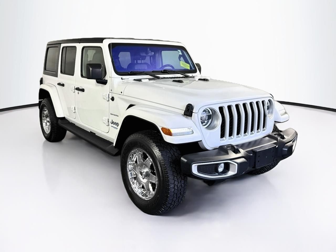 Used 2021 White Jeep Unlimited Sahara 4xe image 10