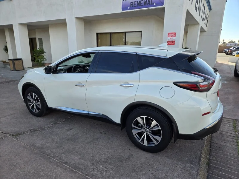 Used 2020 Pearl White Tricoat Nissan S image 3