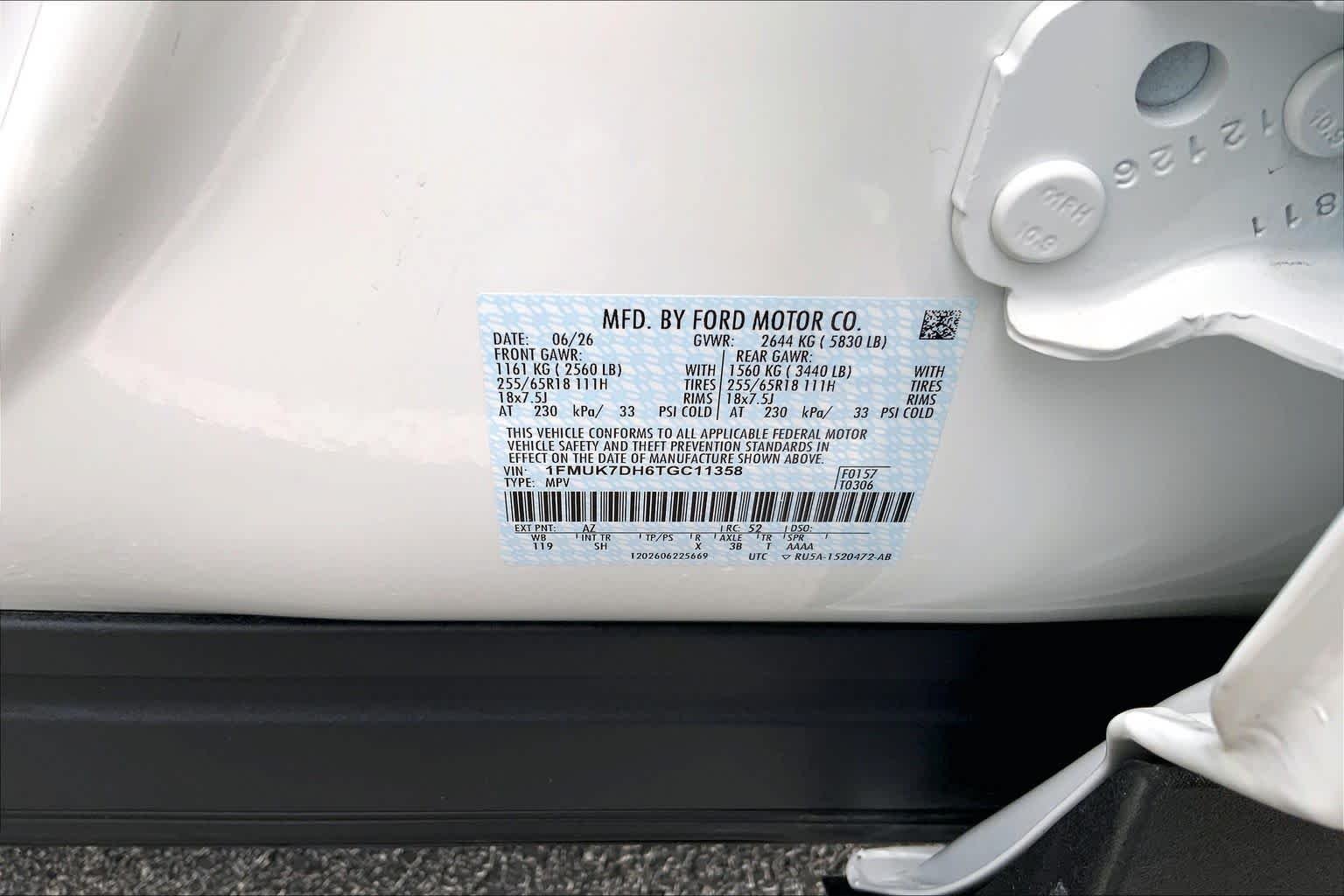 New 2026 Star White Metallic Tri-Coat Ford Active image 19