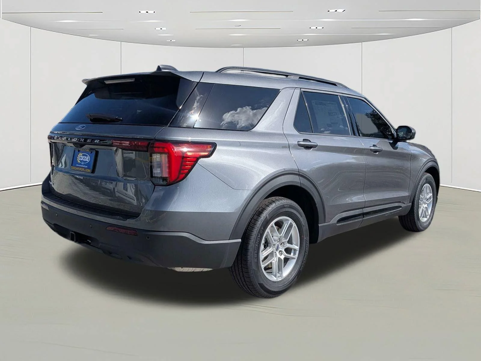 New 2026 Carbonized Gray Metallic Ford Active image 3