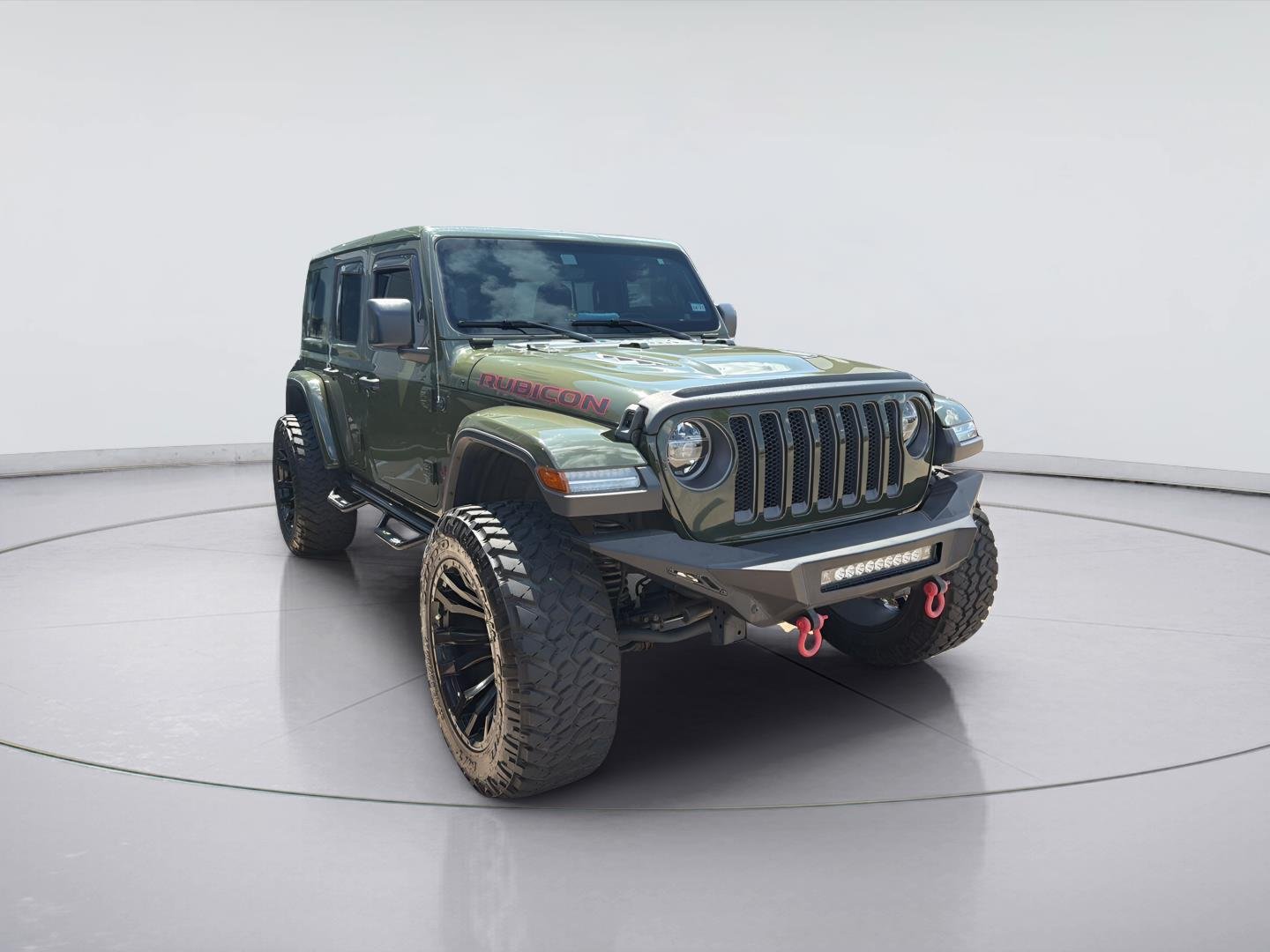 Used 2021 Sarge Green Clearcoat Jeep Unlimited Rubicon image 6