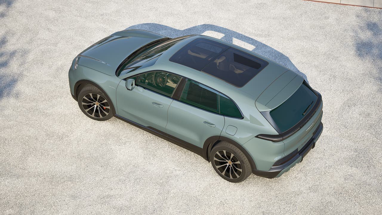New 2026 Mystic Green Metallic Porsche S Electric image 4