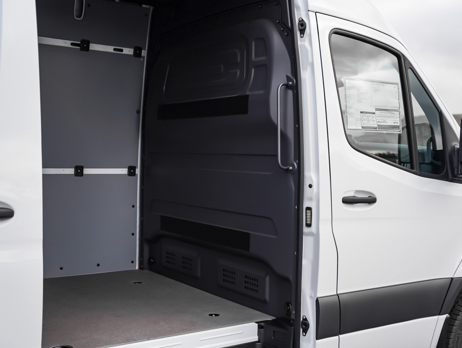 New 2026 Arctic White Mercedes-Benz 3500XD High Roof I4 Diesel HO 170 Extended RWD image 12