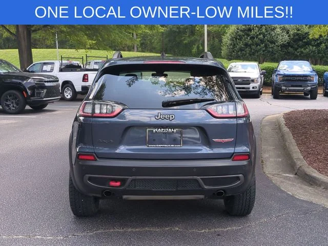 Used 2019 Blue Jeep Trailhawk image 4
