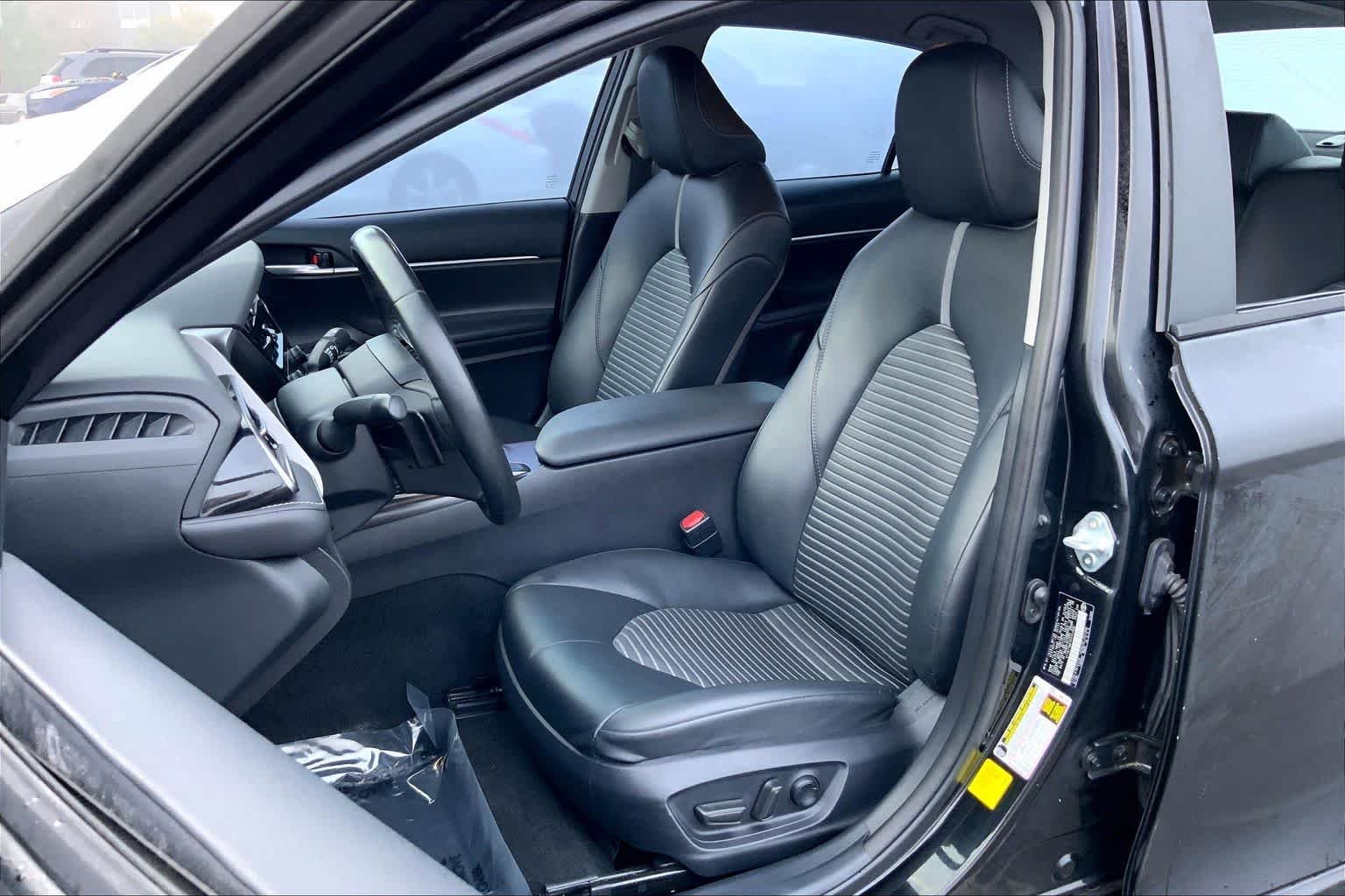 Used 2023 Midnight Black Metallic Toyota SE Nightshade image 7