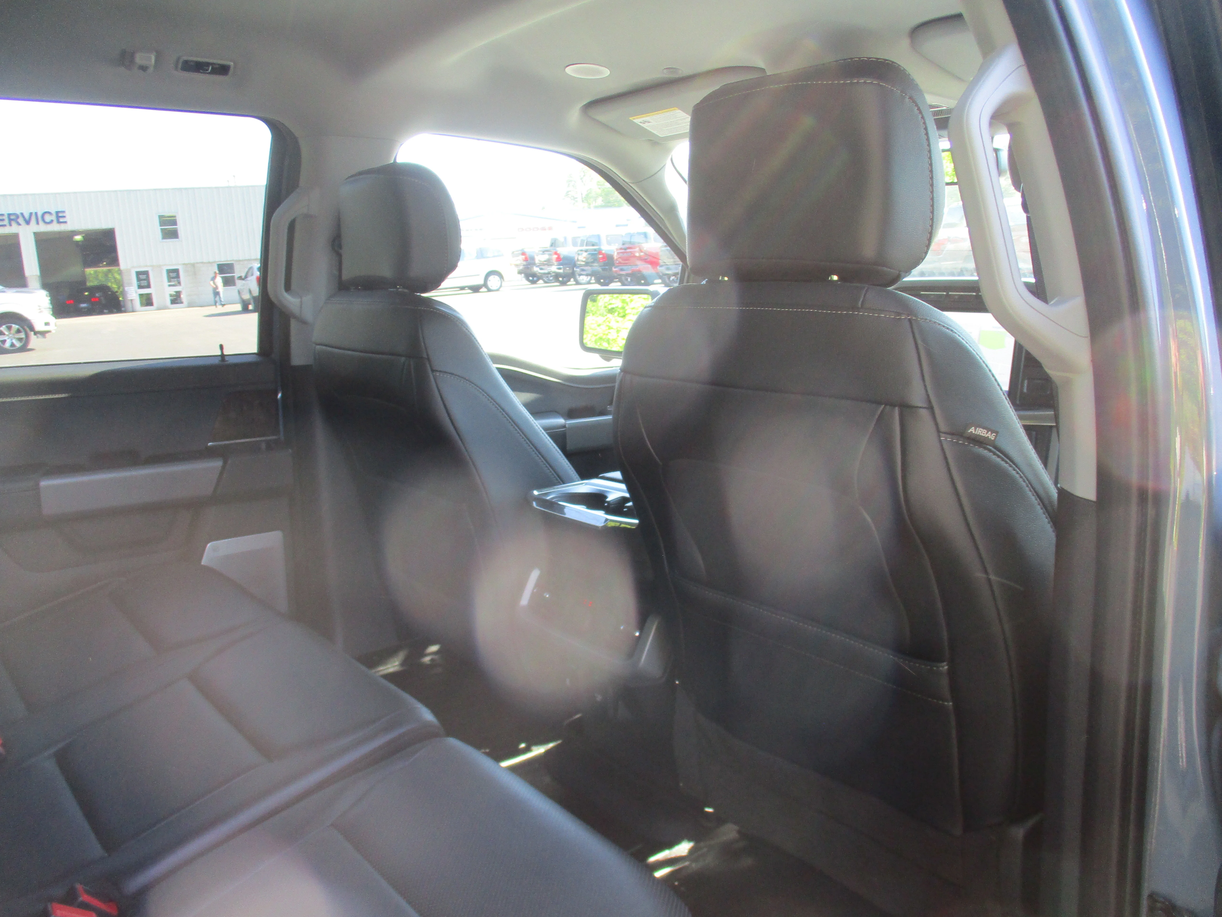 Used 2023 Azure Gray Metallic Tri-Coat Ford LARIAT image 45