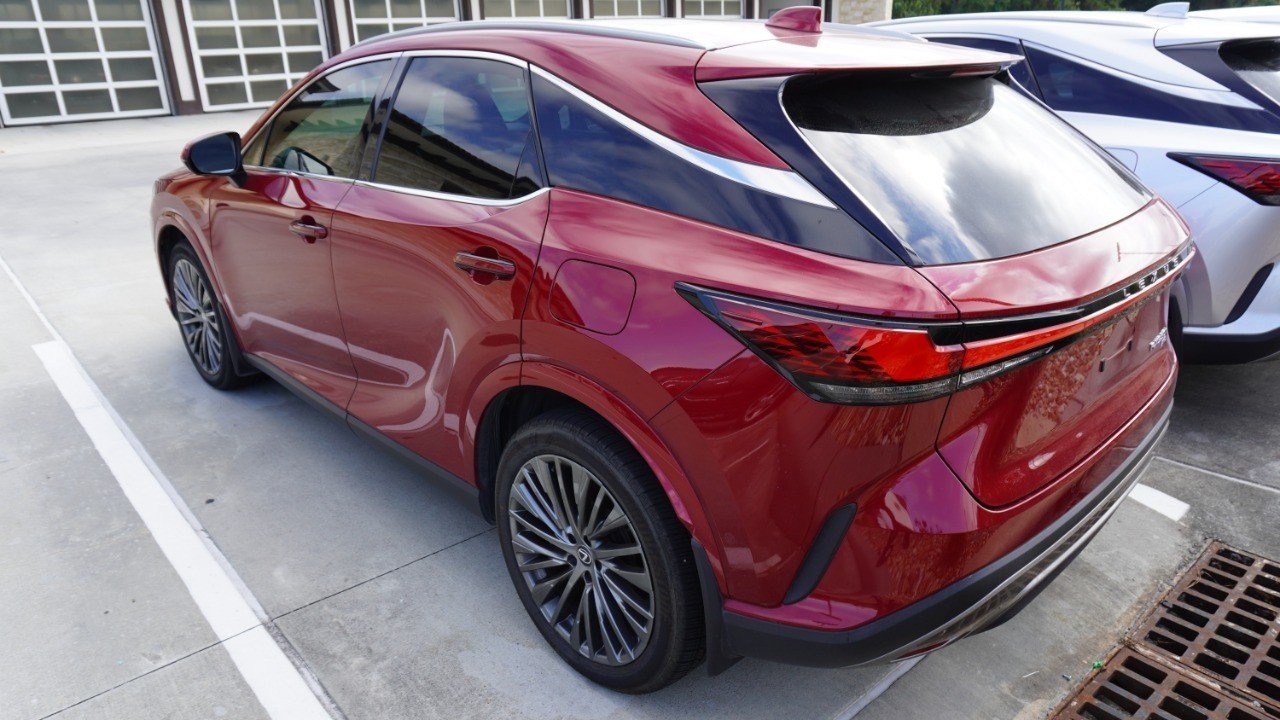 Certified Used 2025 Red Lexus RX 350h Luxury image 8