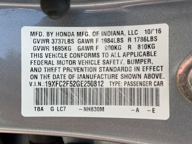 Used 2016 Lunar Silver Metallic Honda LX image 19