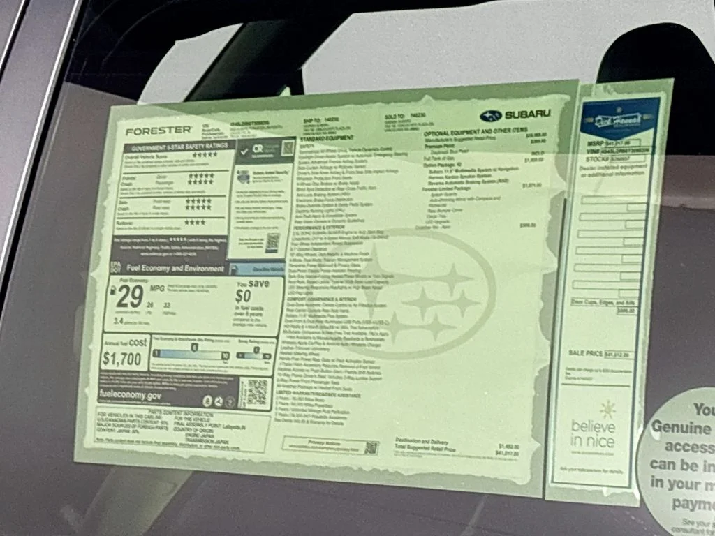New 2026 DAYBREAK BLUE PEARL Subaru Limited image 25