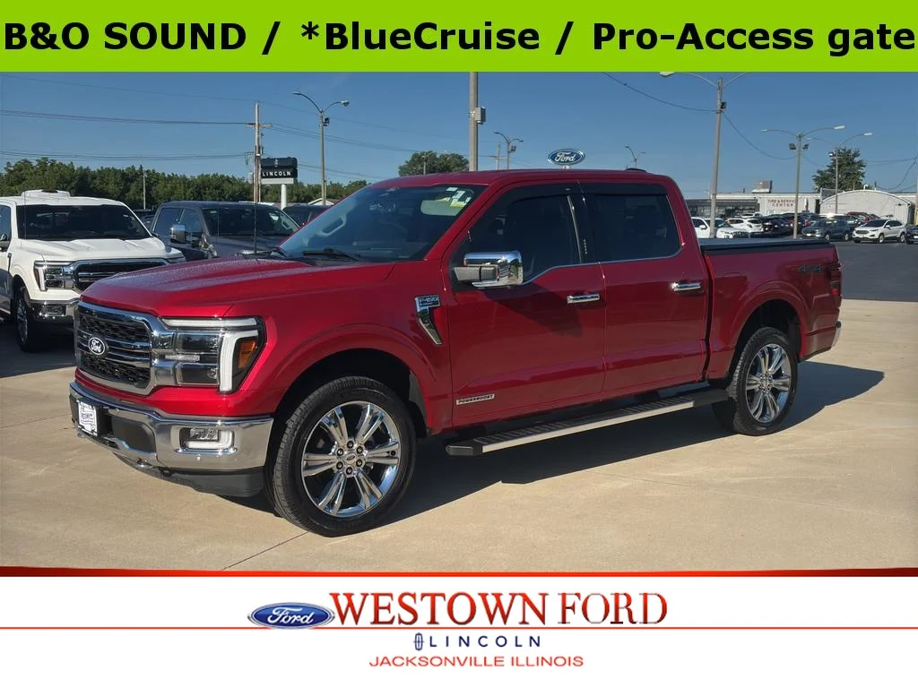 Used 2024 Rapid Red Metallic Tinted Clearcoat Ford LARIAT image 1