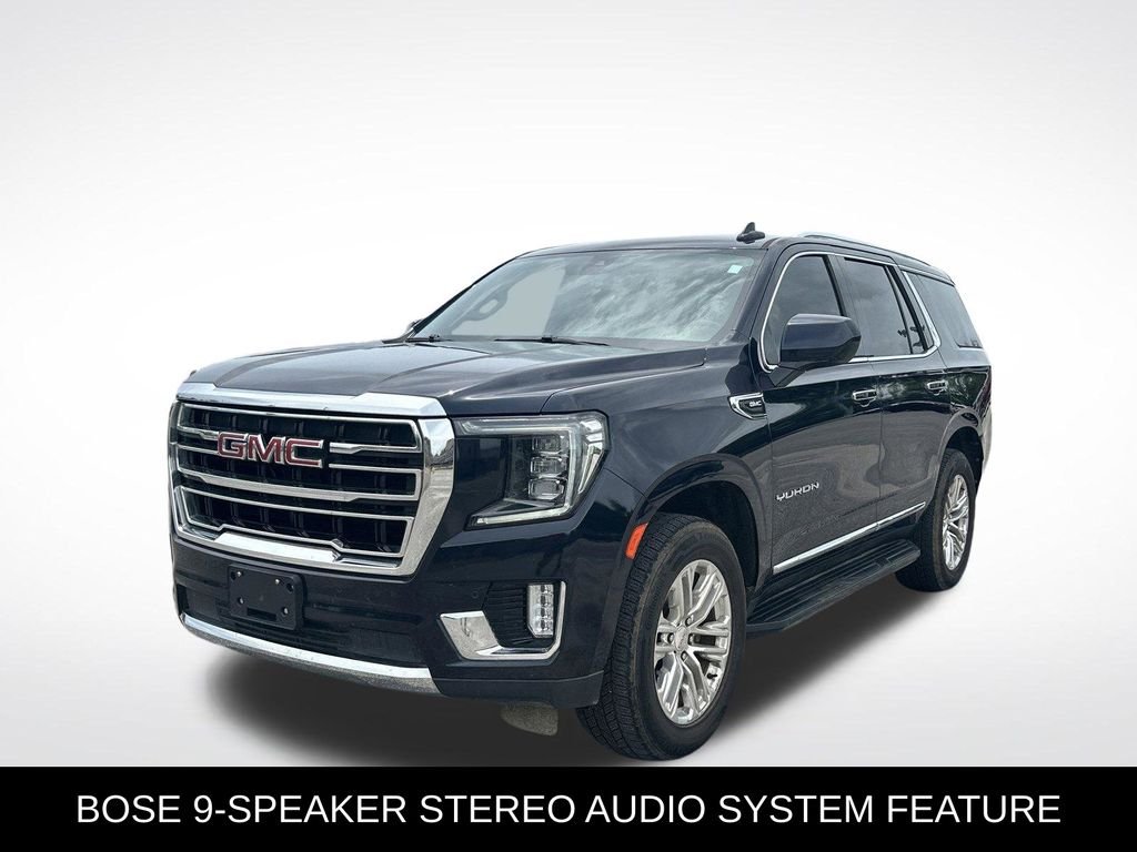 Used 2021 Blue GMC SLT image 2
