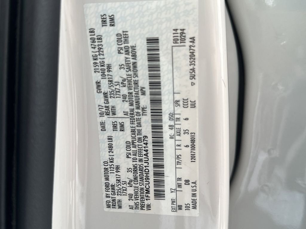 Used 2018 White Ford SEL image 40