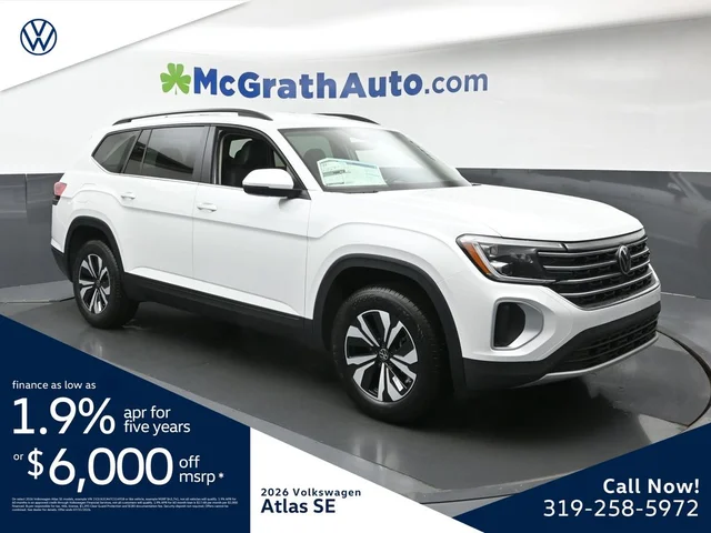 2026 Volkswagen Atlas 2.0T SE