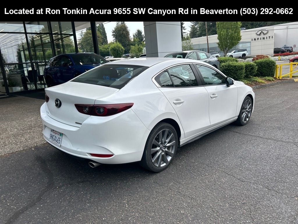 Used 2025 Snowflake White Pearl Mica Mazda 2.5 S Preferred Package image 3