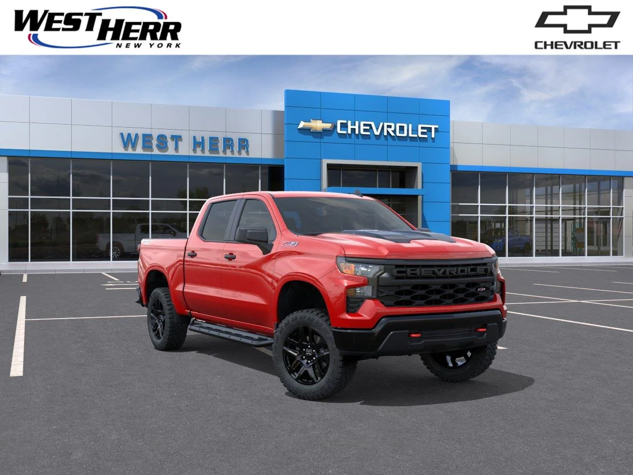 New 2026 Red Hot Chevrolet Custom Trail Boss image 1