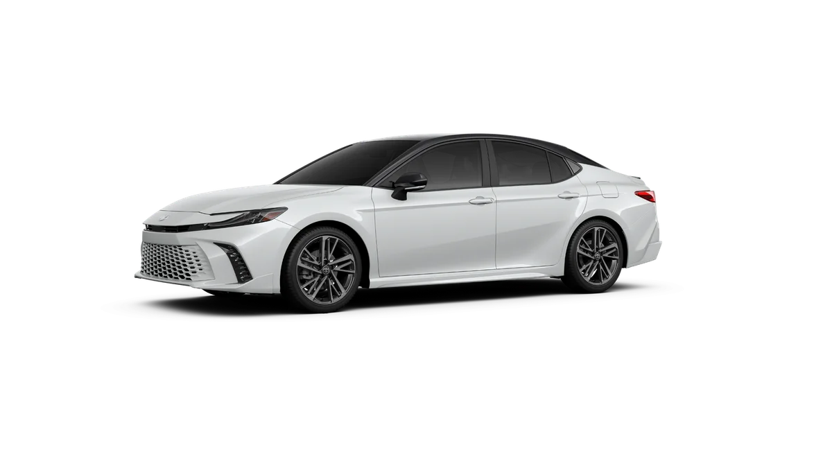 New 2027 Wind Chill Pearl with Midnight Black Metallic roof Toyota XSE image 2