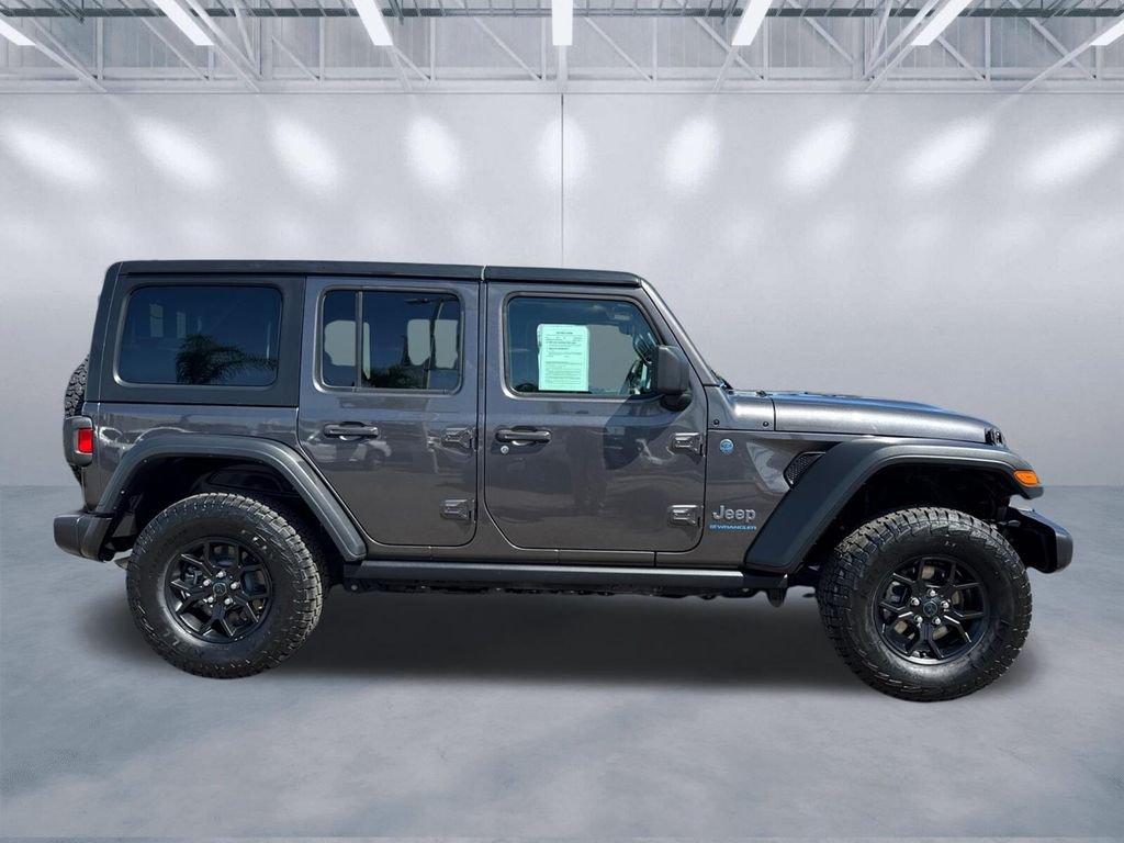 Certified Used 2024 Gray Jeep Willys 4xe image 3