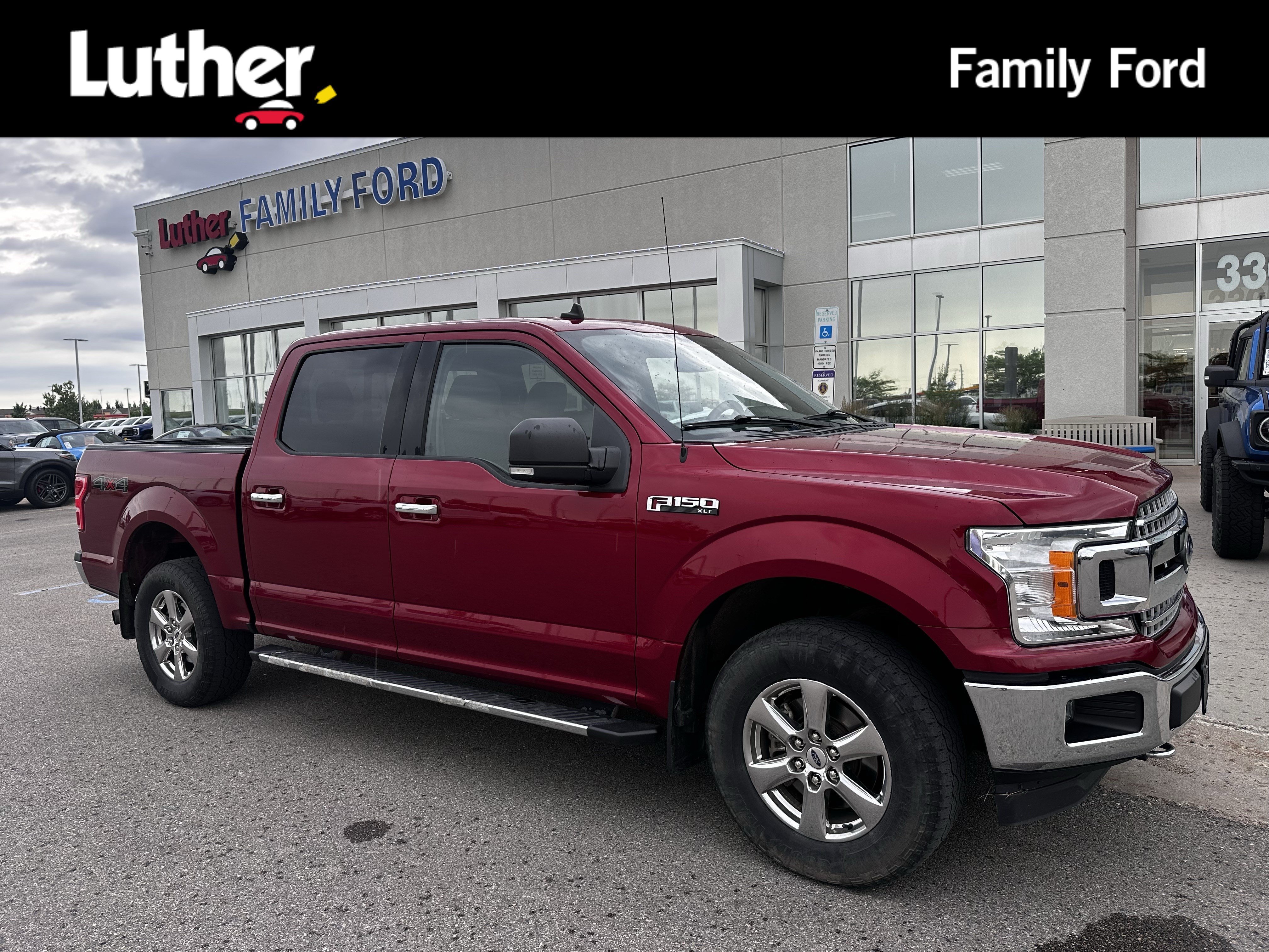 Used 2019 Ruby Red Metallic Tinted Clearcoat Ford XLT image 1