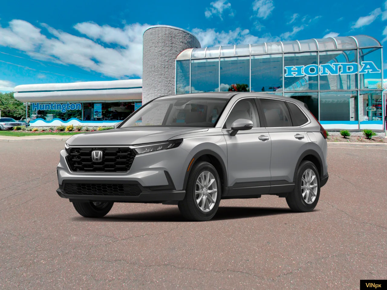 New 2026 Platinum White Pearl Honda EX AWD image 1