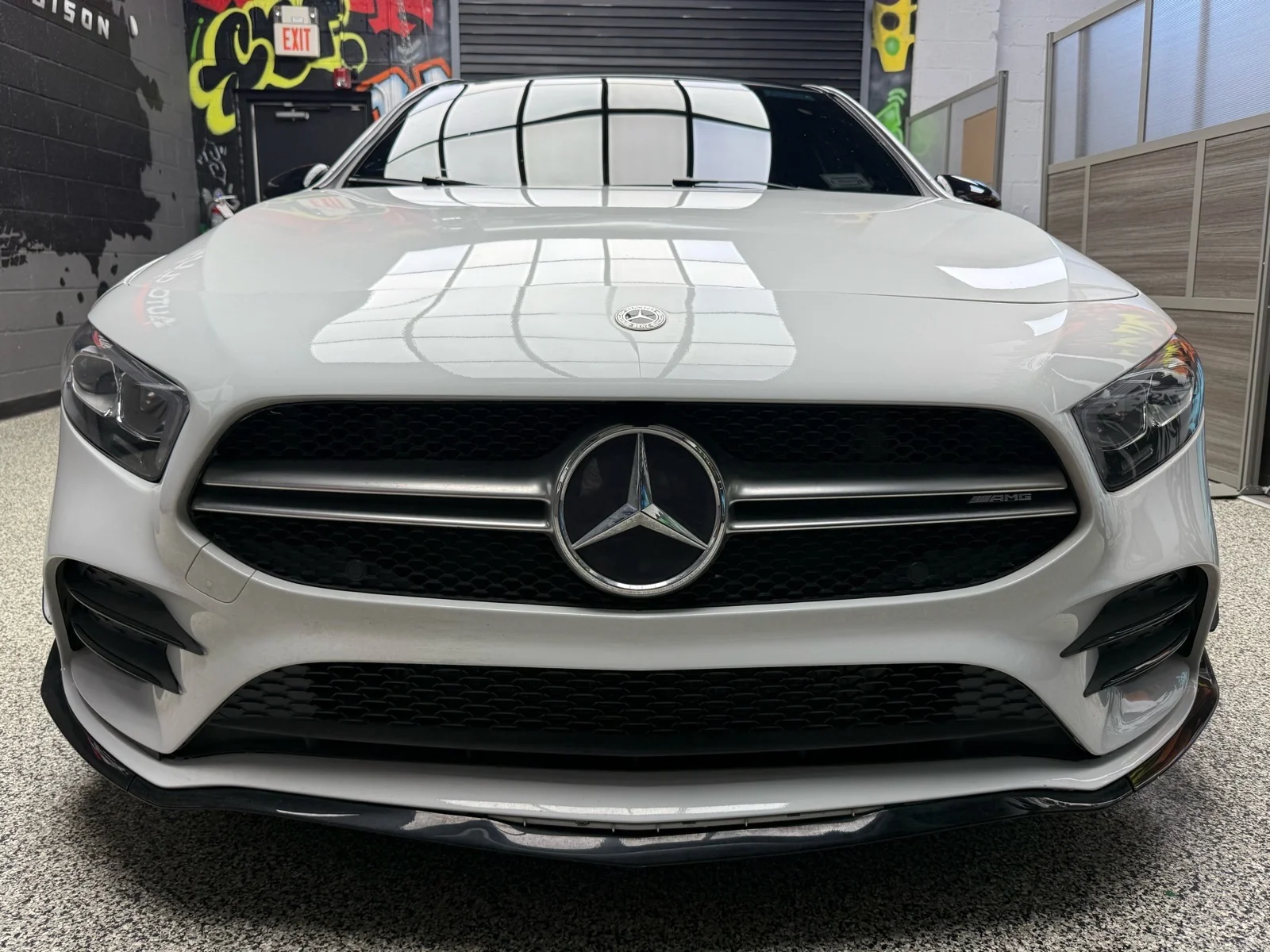Used 2021 Digital White Metallic (144) Mercedes-Benz A 35 AMG 4MATIC  image 2
