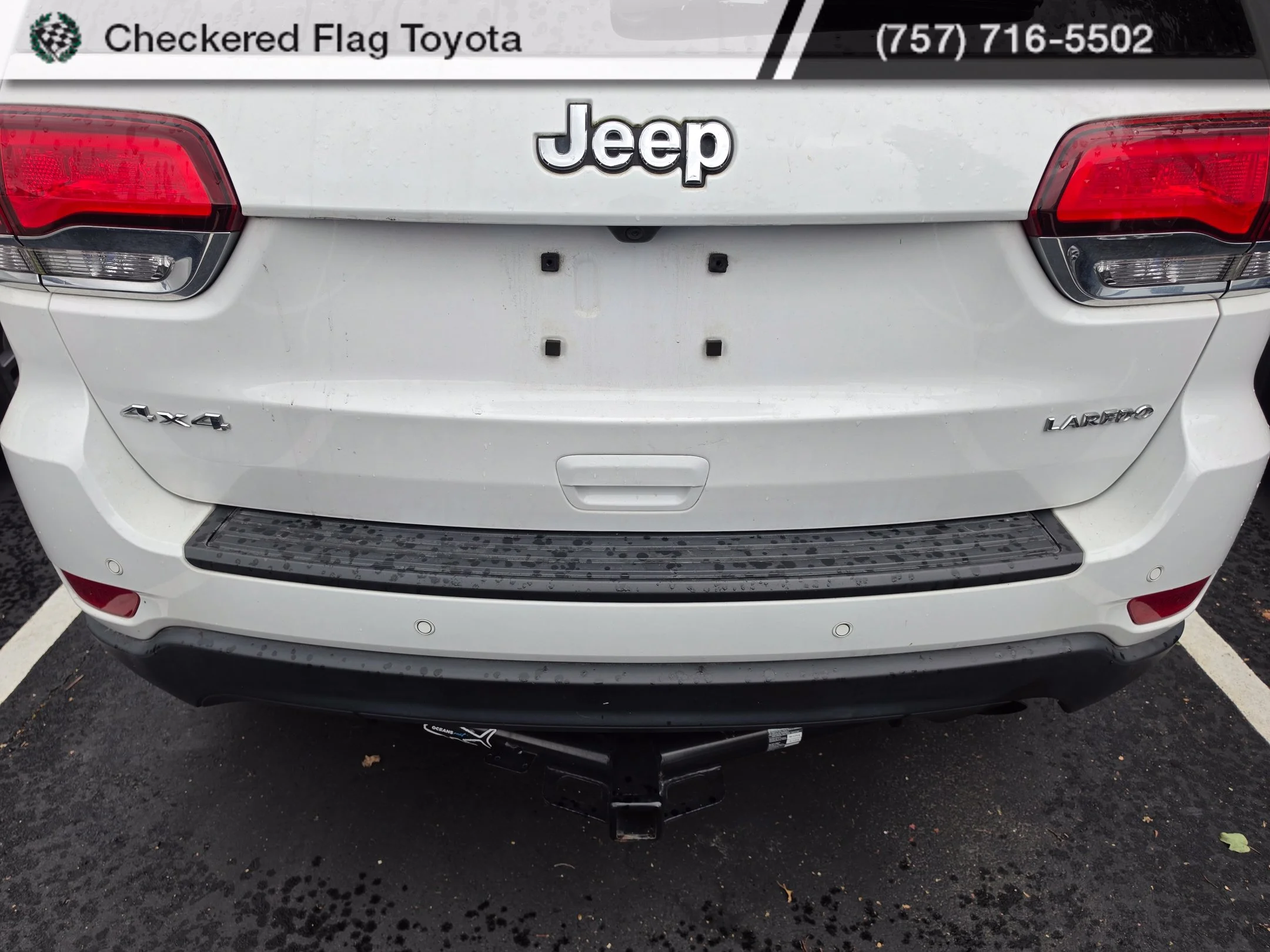 Used 2021 Bright White Clearcoat Jeep Laredo E image 7