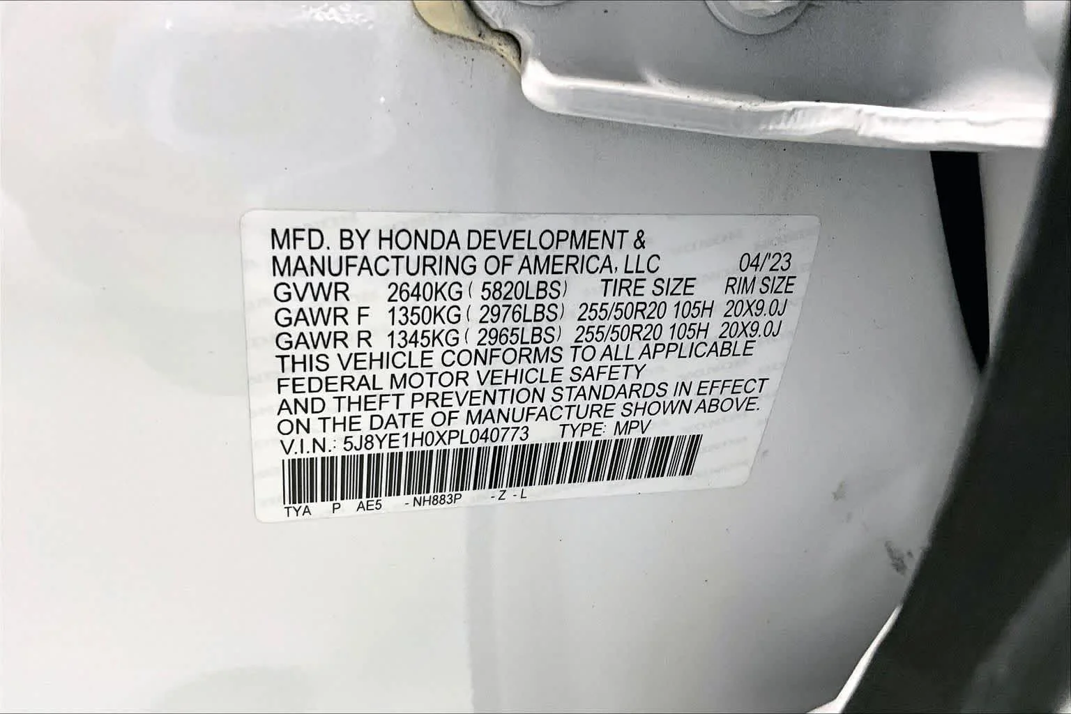 Used 2023 Platinum White Pearl Acura SH-AWD with A-Spec Package image 19