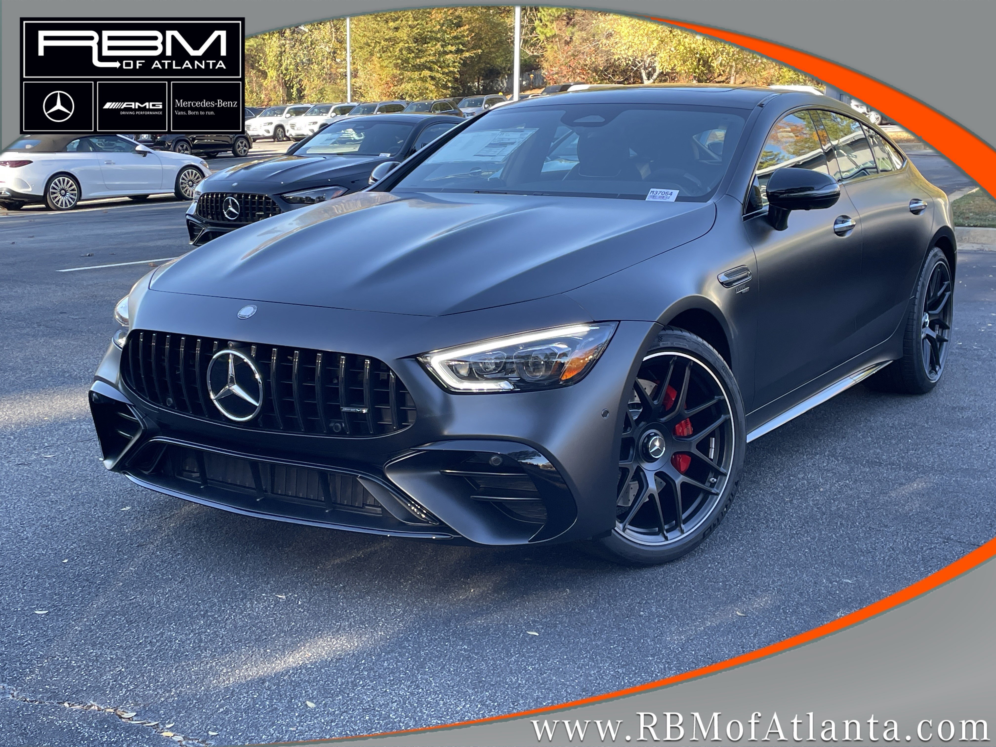 New 2026 MANUFAKTUR Graphite Grey Magno Mercedes-Benz AMG® GT 53 4-Door Coupe image 1