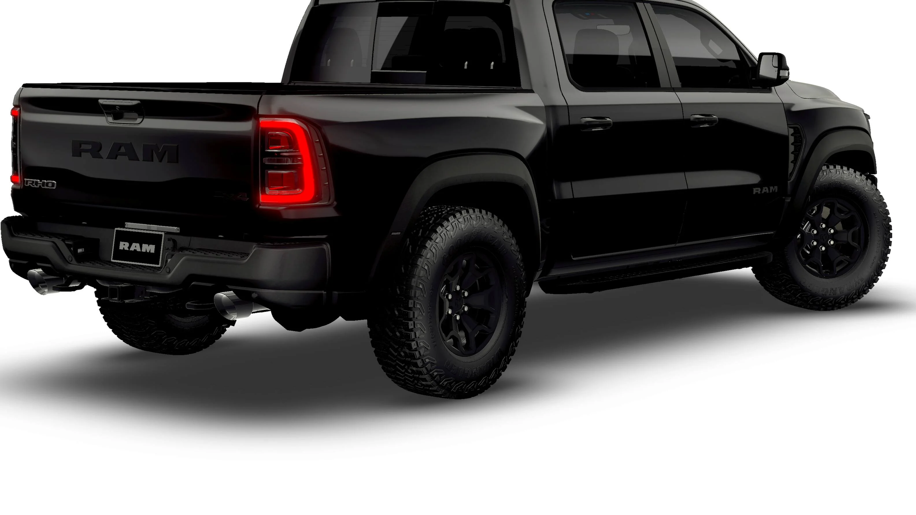 New 2026 Diamond Black Crystal Pearl-Coat Exterior Paint RAM RHO image 14