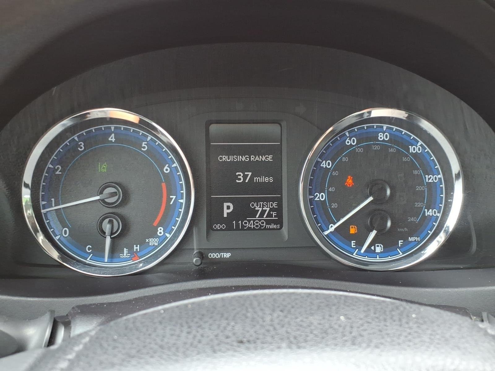 Used 2018 Barcelona Red Metallic Toyota LE image 15
