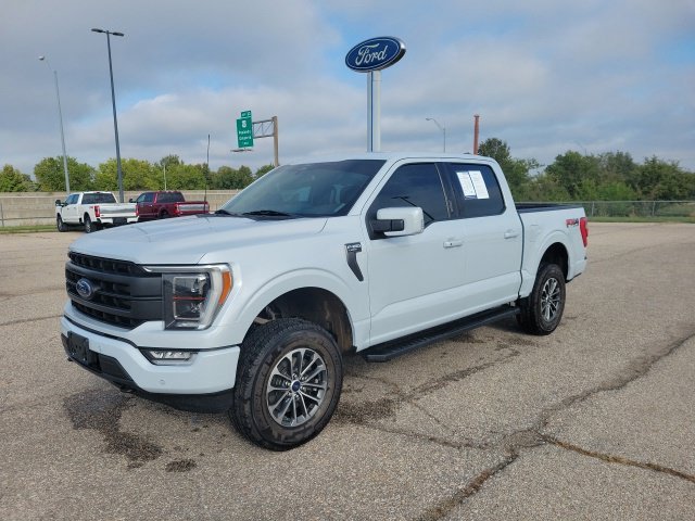 Used 2022 White Metallic Ford Lariat image 25