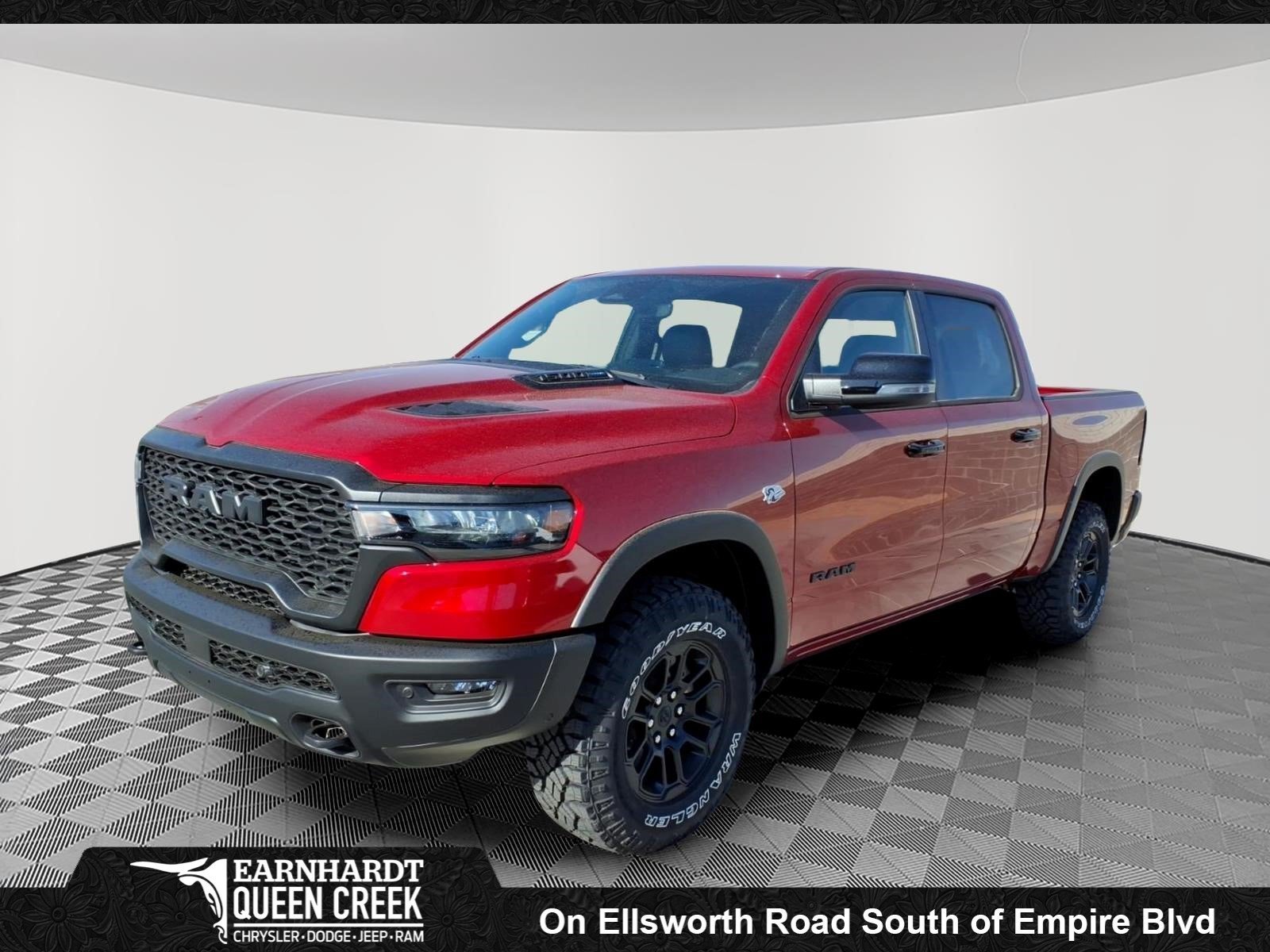 New 2026 Molten Red Pearl-Coat Exterior Paint RAM Rebel image 1