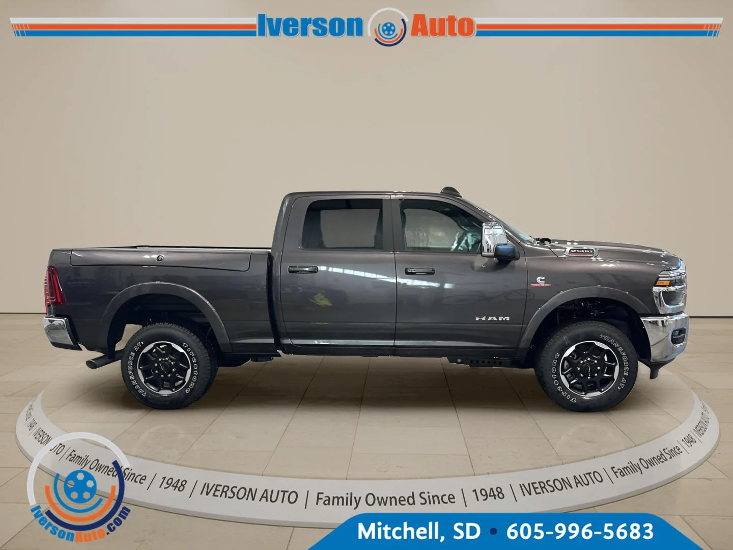 New 2027 Granite Crystal Metallic Clear-Coat Exterior Paint RAM Laramie image 8