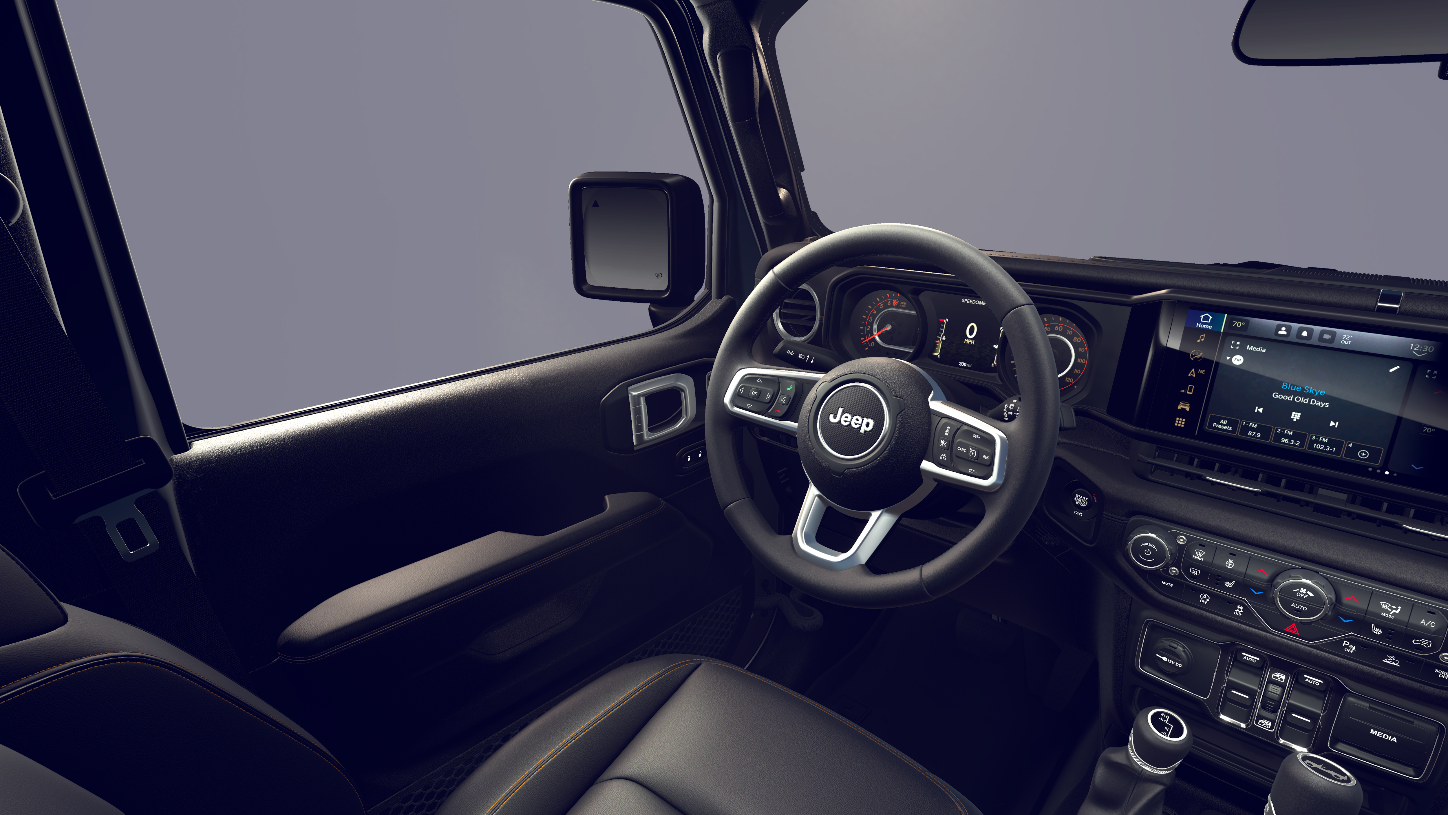 New 2026 Bright White Clear-Coat Exterior Paint Jeep Sahara image 20
