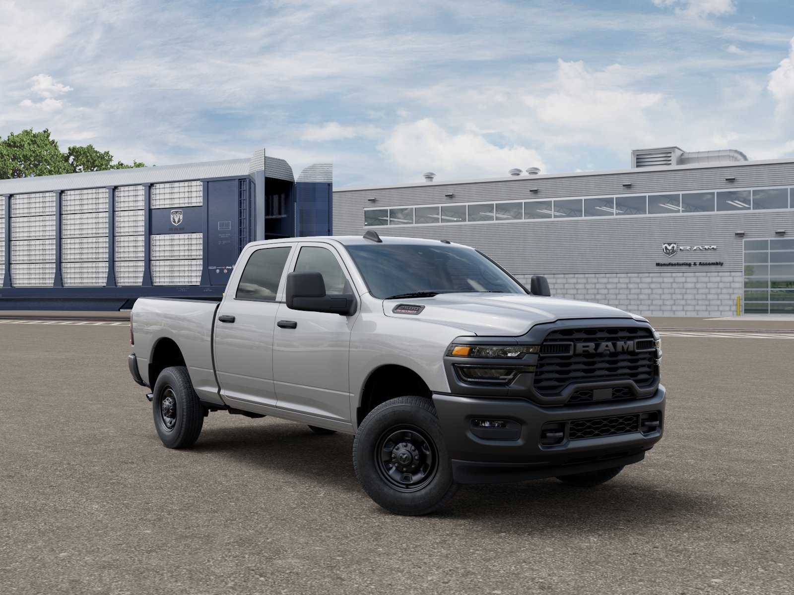 New 2026 Silver-Zynith Exterior Paint RAM Tradesman image 3