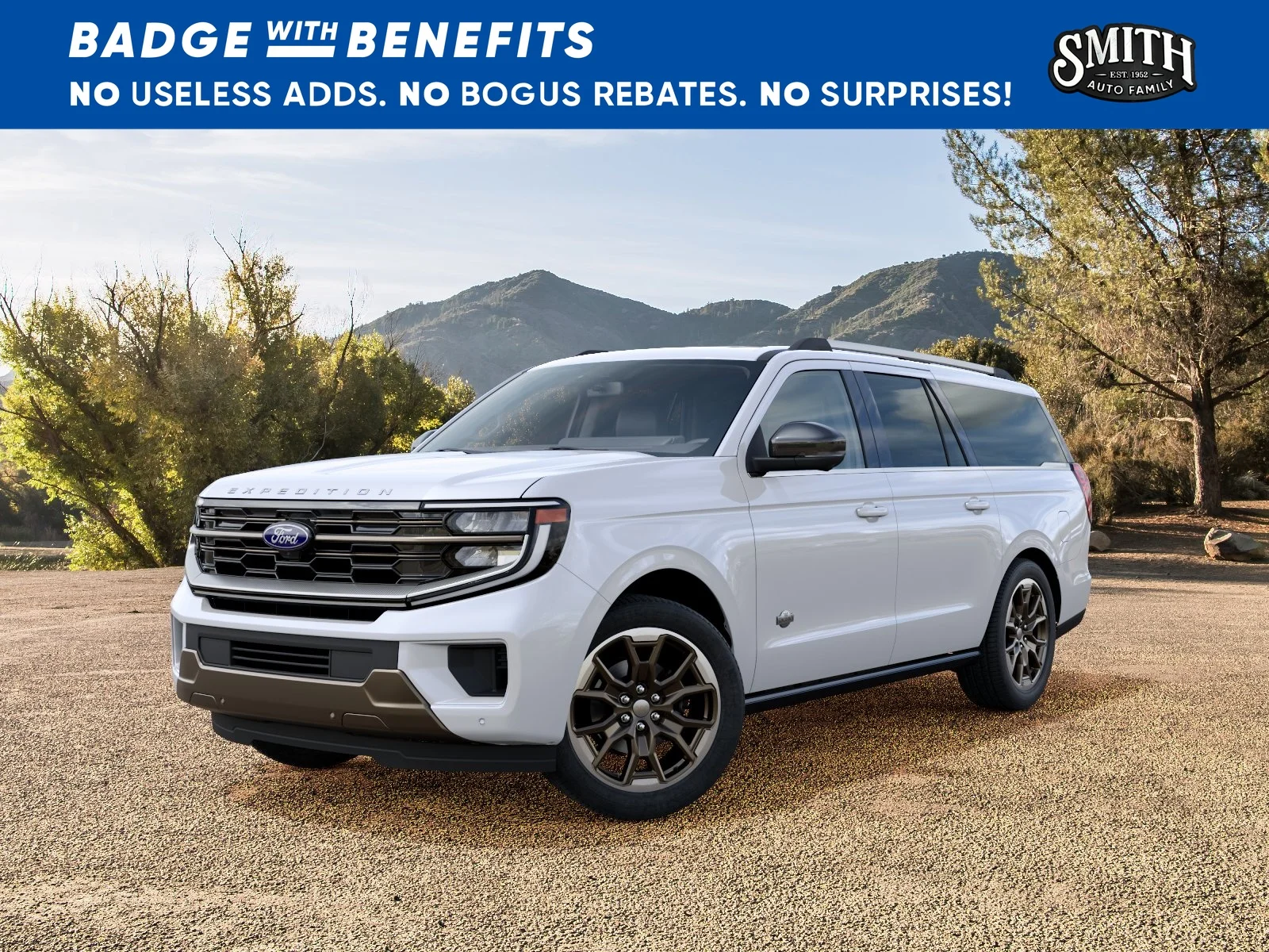 New 2027 Star White Metallic Tri-Coat Ford MAX King Ranch® image 3