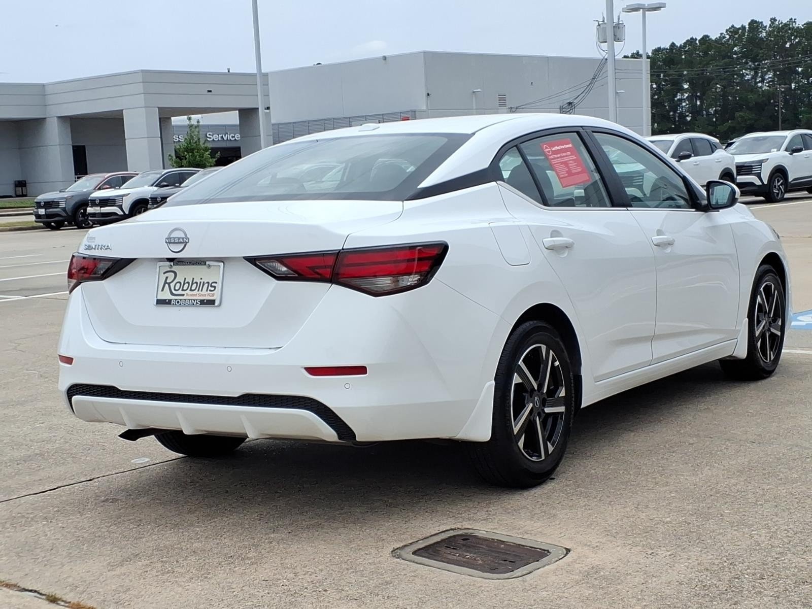 2025 Nissan Sentra SV White at Robbins Nissan