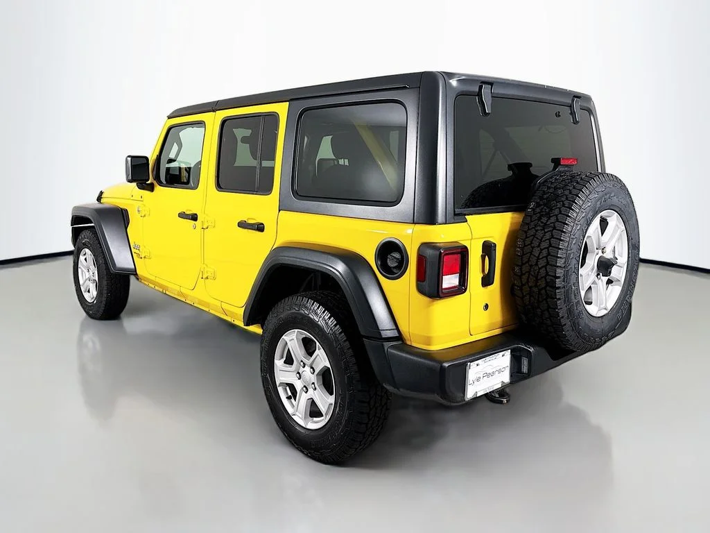 Used 2019 Hellayella Clearcoat Jeep Unlimited Sport S image 3