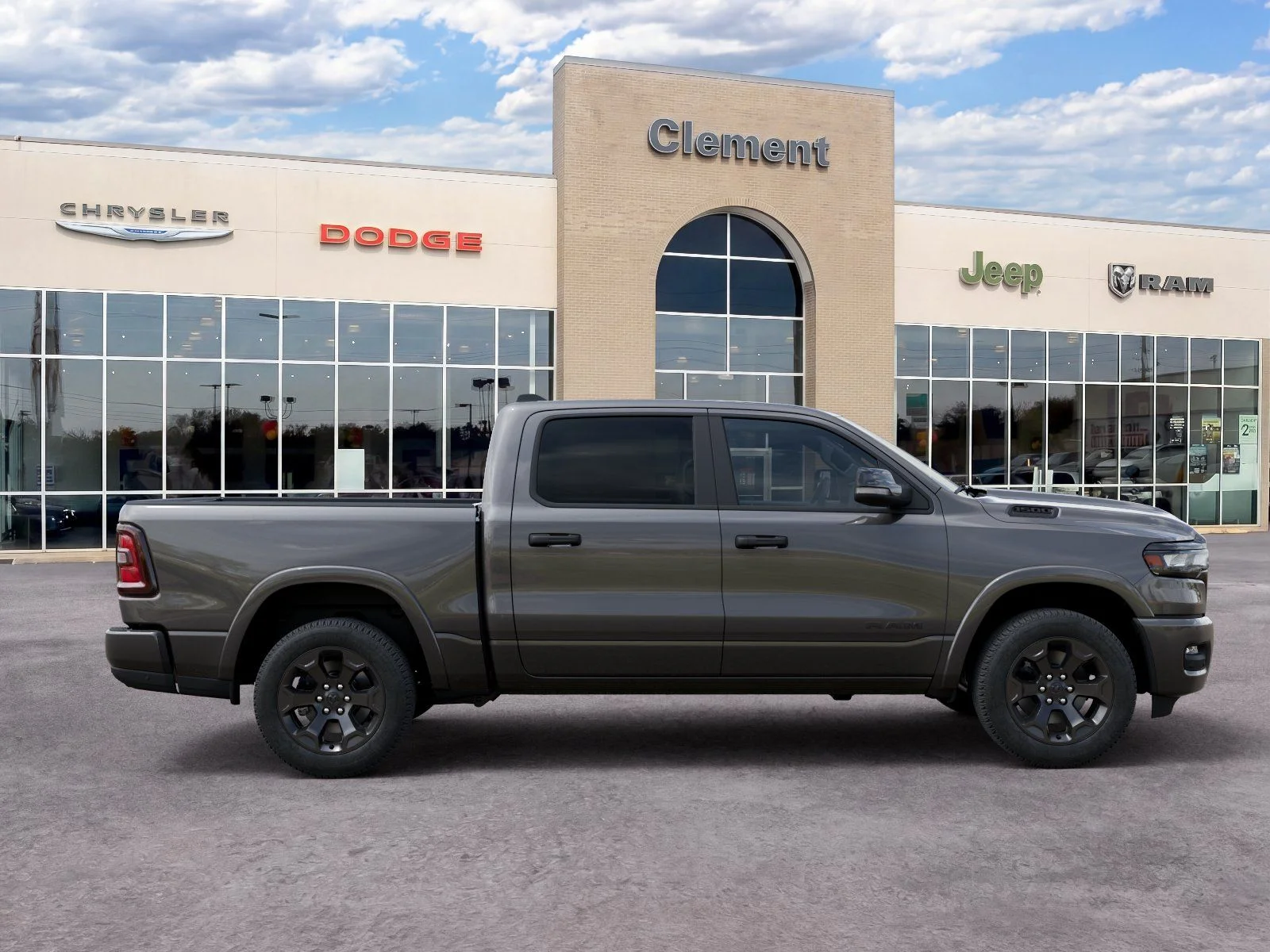 New 2026 Granite Crystal Metallic Clear-Coat Exterior Paint RAM Big Horn/Lone Star image 23