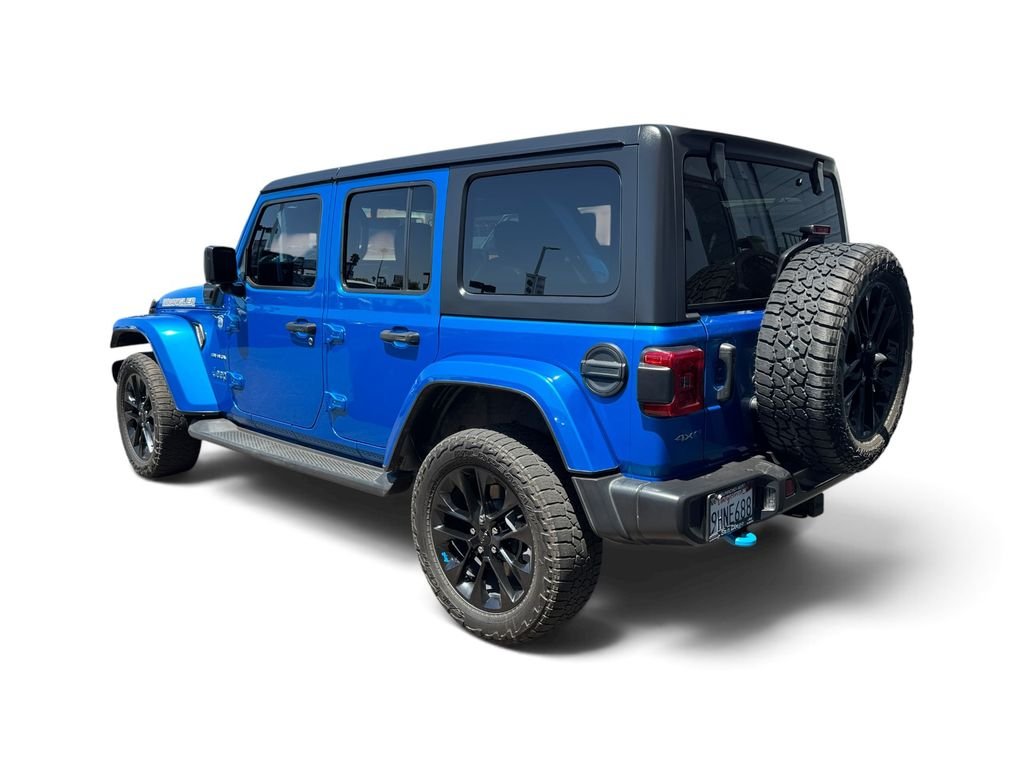 Used 2023 Blue Jeep Sahara 4xe image 5