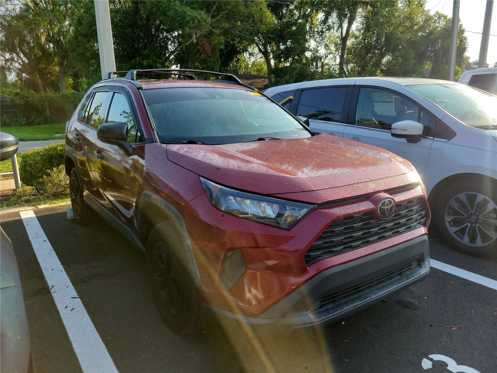 Used 2020 Ruby Flare Pearl Toyota LE image 4