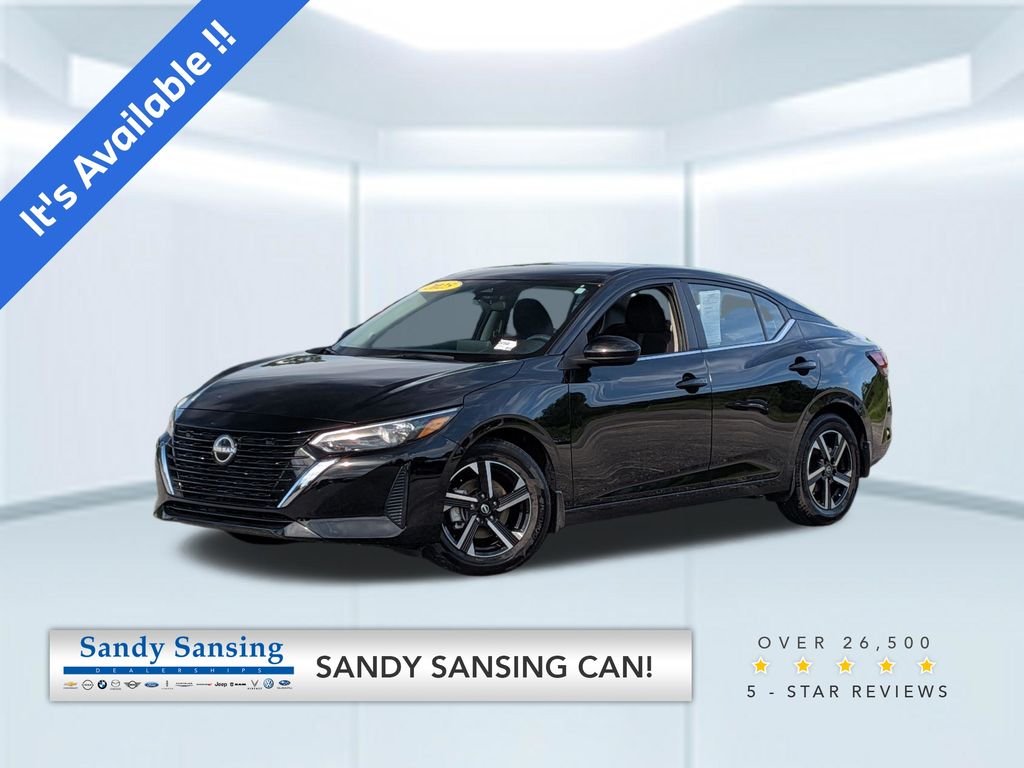 Used 2025 Black Nissan SV image 1