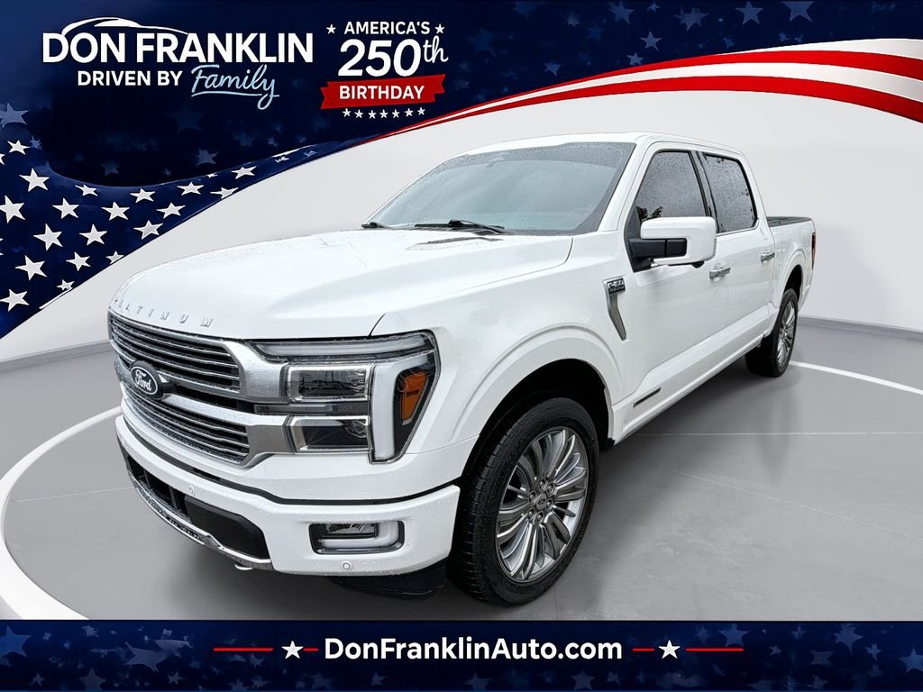 Used 2024 White Ford Platinum image 1