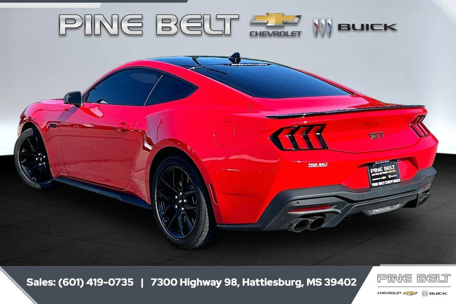 Used 2025 Race Red Ford GT Premium image 2