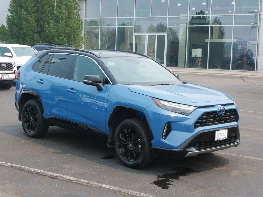 Certified Used 2023 Blue Toyota XSE image 2