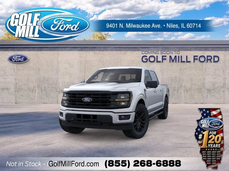 New 2026 Iconic Silver Metallic Ford XLT image 1