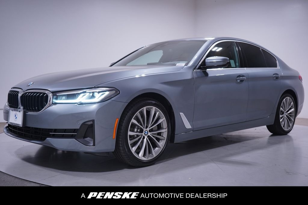 Used 2022 Bluestone Metallic BMW 530i image 1
