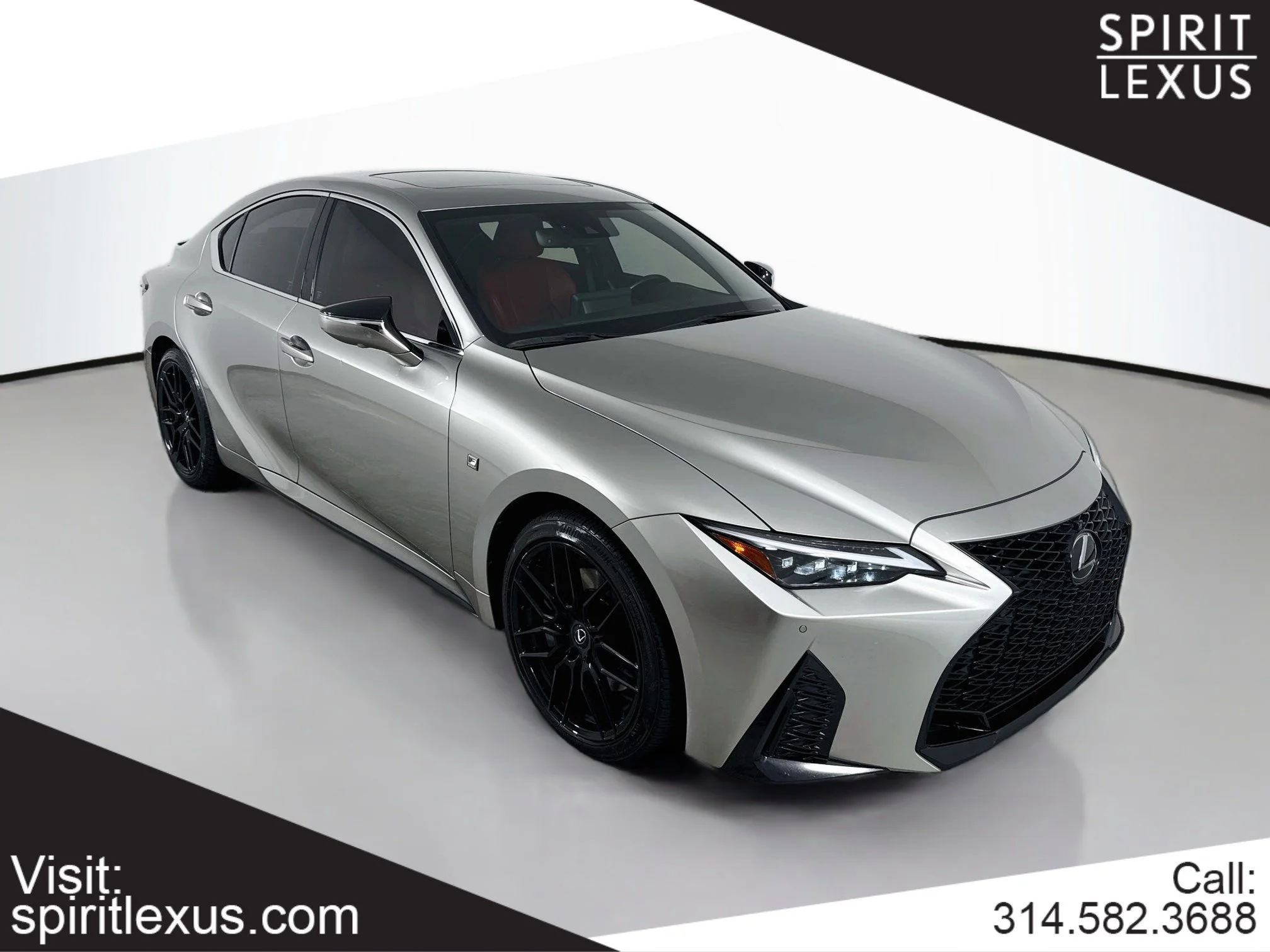 Certified Used 2023 Silver Lexus 350 F SPORT image 1