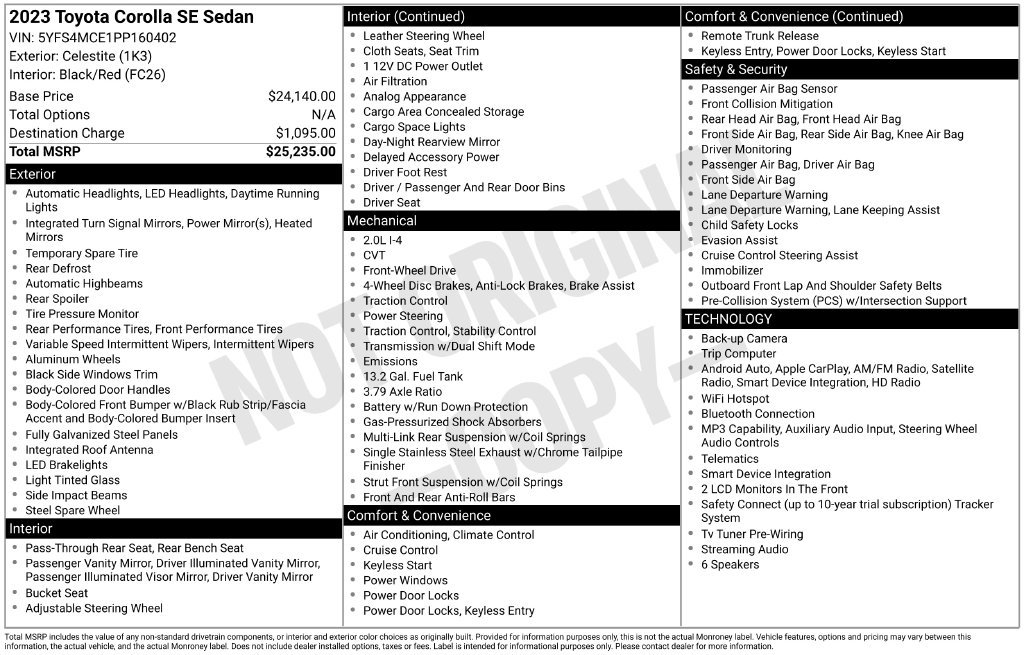 Used 2023  Toyota SE image 2